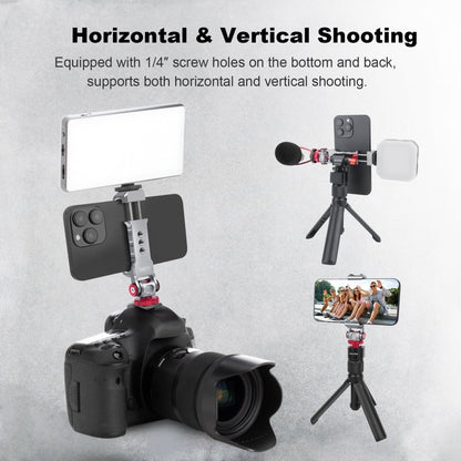 CAME - TV Aluminum Universal Tripod Phone Adapter Holder with Cold Shoe Mount - CAME - TV