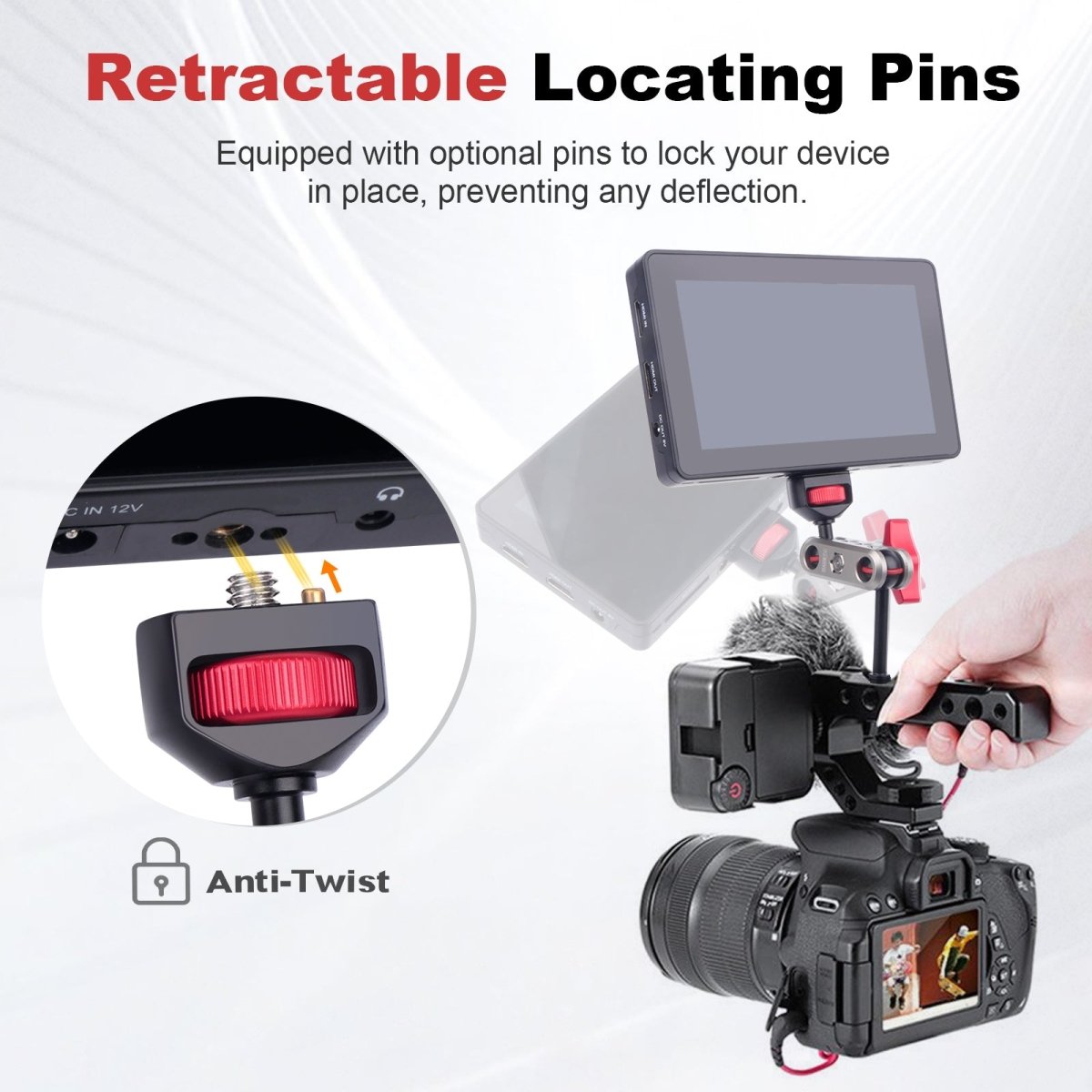 CAME - TV Double Ball Head Articulating 1/4 Inch Screw Magic Arm - CAME - TV
