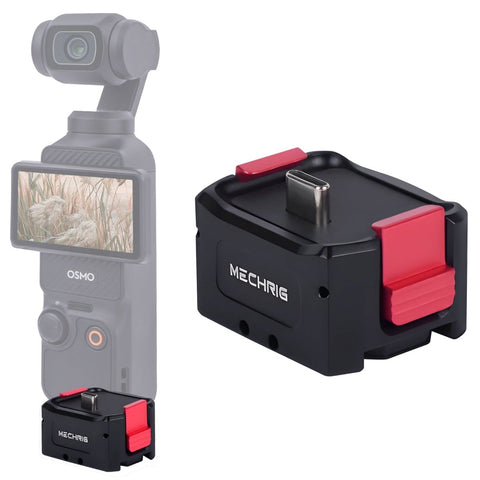 DJI POCKET 3 USB - C Charging Quick Release Base with Gopro Mount and 1/4