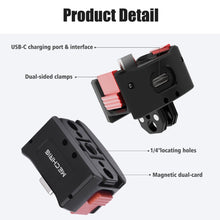 DJI POCKET 3 USB - C Charging Quick Release Base with Gopro Mount and 1/4