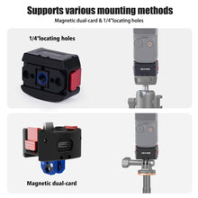 DJI POCKET 3 USB - C Charging Quick Release Base with Gopro Mount and 1/4