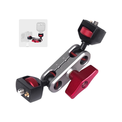 Double Ball Head Magic Arm with Dual 1/4
