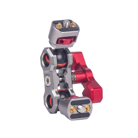Double Ball Head Magic Arm with Retractable Pins and 1/4