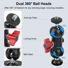 Dual - Suction 360° Rotating Mount: 33lb Heavy - Duty Phone & Action Cam Holder - CAME - TV