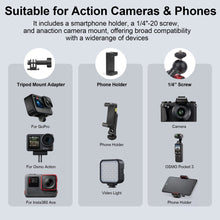 Dual - Suction 360° Rotating Mount: 33lb Heavy - Duty Phone & Action Cam Holder - CAME - TV