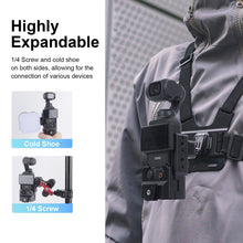 Expansion Adapter Accessorie for DJI Osmo Pocket 3, Aluminium Protective Cage, with Cold Shoe Mount, 1/4