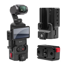 Expansion Adapter Accessorie for DJI Osmo Pocket 3, Aluminium Protective Cage, with Cold Shoe Mount, 1/4