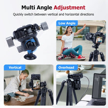 Low Profile Tripod Ball Head with 1/4