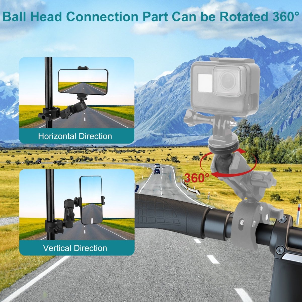 Mechrig 1" Golf Face Ball Head with 1/4" Screw - CAME - TV