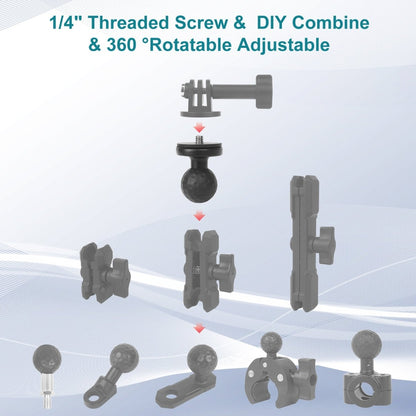 Mechrig 1" Golf Face Ball Head with 1/4" Screw - CAME - TV