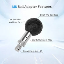 Mechrig 1 - Inch Ball Head Screw Mount – M8 Thread - CAME - TV