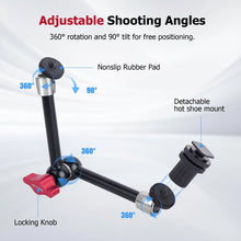 Mechrig 11 inch Adjustable Articulating Friction Magic Arm Compatible with LCD Monitor, DSLR Camera Rig, LED Lights, Flash Light - CAME - TV