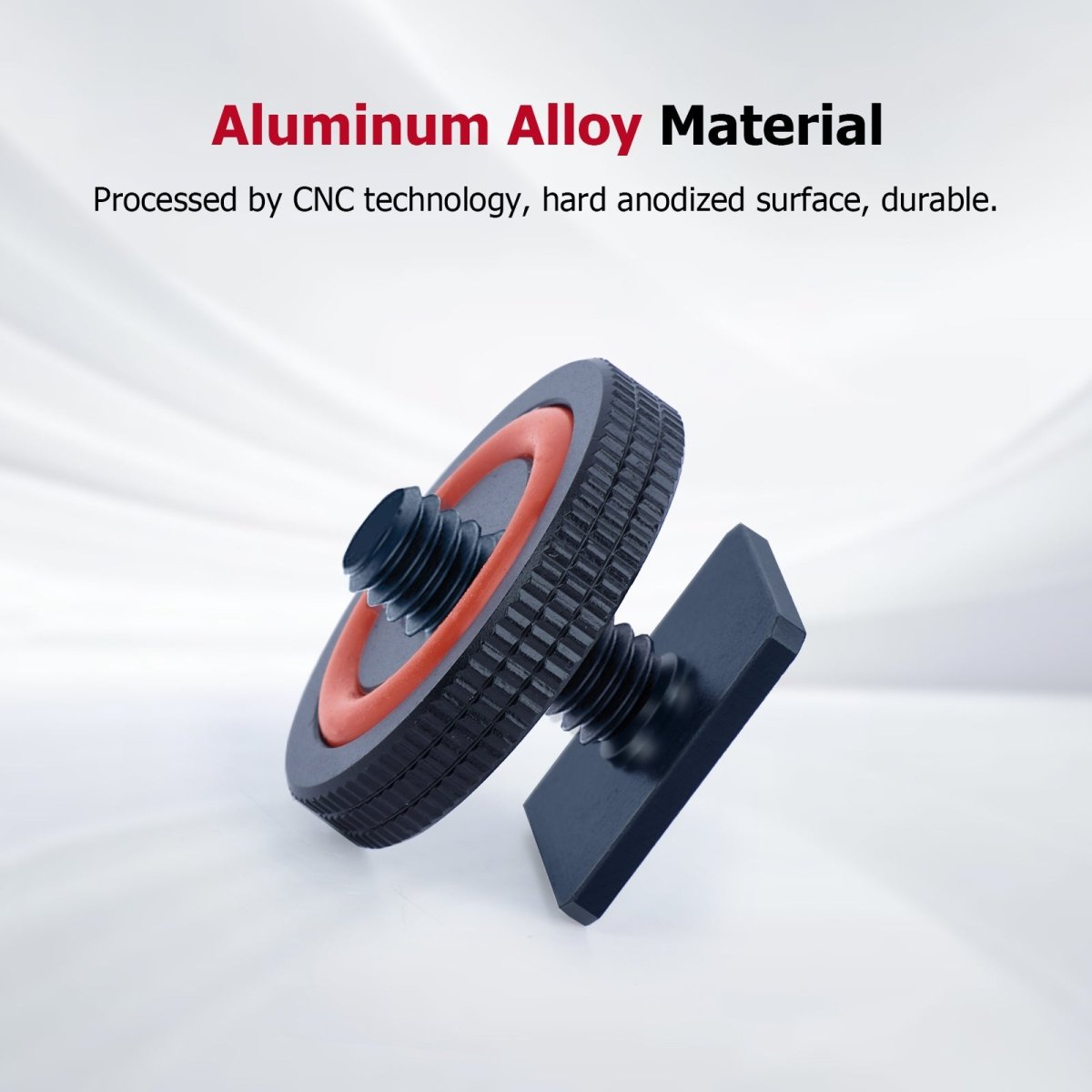 Mechrig 1/4" Hot Shoe Adapter CNC Aluminum Anti - Slip Locking System - CAME - TV