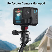 Mechrig 2 Pcs 360°Rotatable Tripod Head Camera 1/4