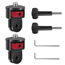 Mechrig 2 Pcs 360°Rotatable Tripod Head Camera 1/4