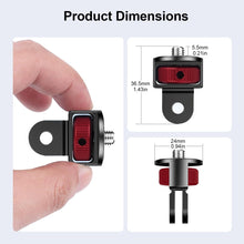 Mechrig 2 Pcs 360°Rotatable Tripod Head Camera 1/4