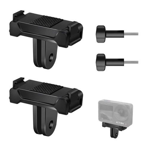 Mechrig 2 Pcs Magnetic Mount Adapter with T - Bar Screw Rods For DJI Osmo Action 3 4 5 Pro - CAME - TV