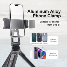 Mechrig 2 - Section Telescopic Tripod with Cold Shoe Adapter and Phone Clamp - CAME - TV