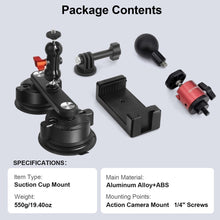 Mechrig 2 - Suction Cup Mount with Adjustable Magic Arms - CAME - TV