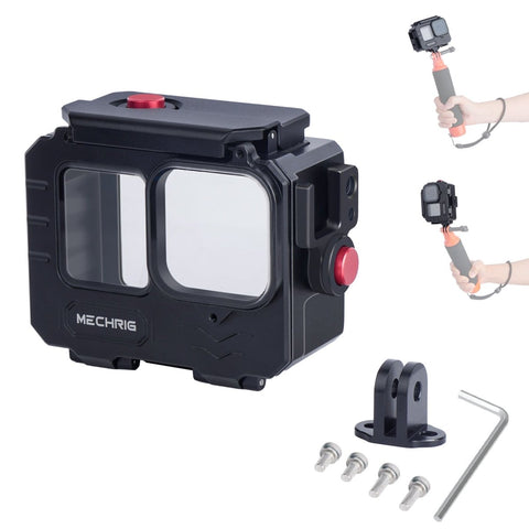 MECHRIG 262ft (80m) Underwater Waterproof Action Camera Case for Gopro Hero 13,12,11,10,9 etc - CAME - TV