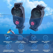 Mechrig 262ft/80m Deep Sea Waterproof Cage for Insta360 GO3/GO3S - CAME - TV