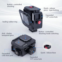 Mechrig 262ft/80m Underwater Waterproof Cage for GoPro 13/12/11/10/9 Action Camera With Gopro Mount And QR Base - CAME - TV