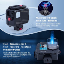 Mechrig 262ft/80m Underwater Waterproof Cage for GoPro 13/12/11/10/9 Action Camera With Gopro Mount And QR Base - CAME - TV