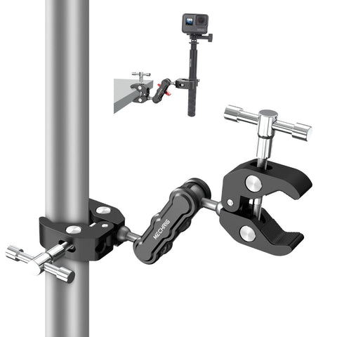 Mechrig 360° Adjustable Camera Clamp – Bike, Motorcycle & Tripod Mount - CAME - TV