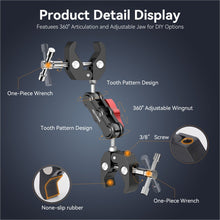 Mechrig 360° Adjustable Camera Clamp – Bike, Motorcycle & Tripod Mount - CAME - TV