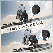 Mechrig 360° Quick Release Motorcycle Handlebar Phone Mount for E - Bikes & Scooters - CAME - TV