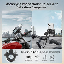 Mechrig 360° Quick Release Motorcycle Handlebar Phone Mount for E - Bikes & Scooters - CAME - TV