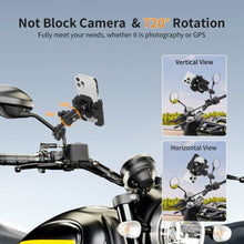 Mechrig 360° Quick Release Rearview Mirror Phone Mount No Mirror Removal - CAME - TV