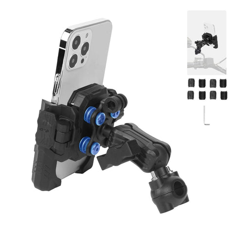 Mechrig 360° Quick Release Rearview Mirror Phone Mount No Mirror Removal - CAME - TV
