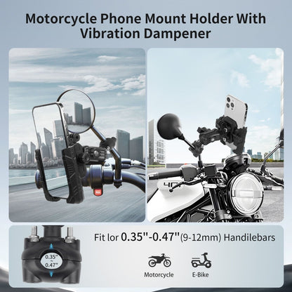 Mechrig 360° Quick Release Rearview Mirror Phone Mount No Mirror Removal - CAME - TV