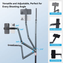 Mechrig 360° Rotatable Floor Stand with Long Arm Telescopic Aluminum Smartphone Tablet Holder - CAME - TV