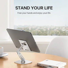 Mechrig 360° Rotate Metal Desk Mobile Phone Holder Stand Adjustable Tablet Stand - Silver - CAME - TV
