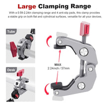 Mechrig 360° Rotating 52mm Clamp Magic Arm with 1/4