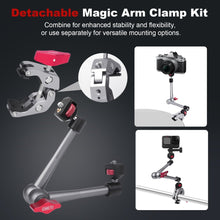 Mechrig 360° Rotating 52mm Clamp Magic Arm with 1/4