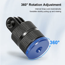 Mechrig 360° Rotating Metal Adapter 1/4 Screw to GoPro Stand - CAME - TV
