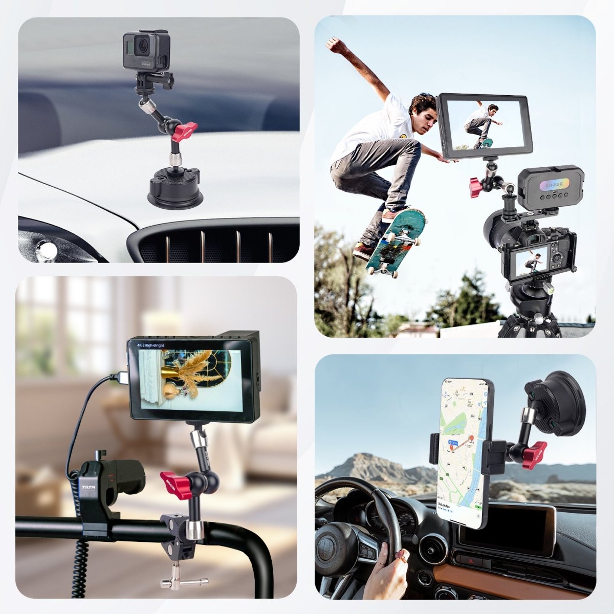 Mechrig 360° Rotation 7" Stainless Steel Adjustable Magic Arm - CAME - TV
