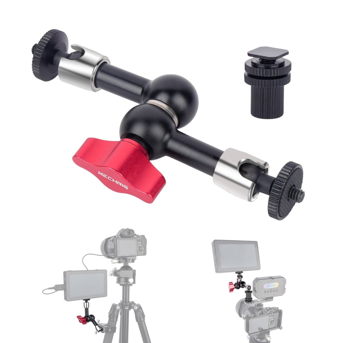 Mechrig 360° Rotation 7" Stainless Steel Adjustable Magic Arm - CAME - TV