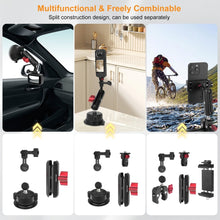 Mechrig 360° Suction Cup Camera Mount with 1/4