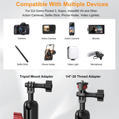 Mechrig 360° Suction Cup Camera Mount with 1/4" Screw Adapter - CAME - TV