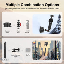 Mechrig 4 - Suction Cup Mount Kit with Adjustable Magic Arms - CAME - TV