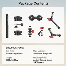Mechrig 4 - Suction Cup Mount Kit with Adjustable Magic Arms - CAME - TV