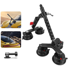 Mechrig 5 in 1 Suction Car Mount 360° Ball Head Kit with 116cm Selfie Stick for Action Camera - CAME - TV