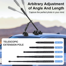 Mechrig 5 in 1 Suction Car Mount 360° Ball Head Kit with 116cm Selfie Stick for Action Camera - CAME - TV