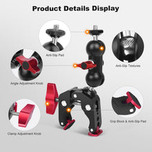 Mechrig 57mm Large Camera Clamp Mount Magic Arm Kit - CAME - TV