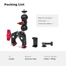 Mechrig 57mm Large Camera Clamp Mount Magic Arm Kit - CAME - TV
