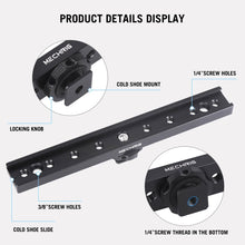Mechrig 7.1Inch Cold Shoe Extension Rail with 1/4